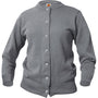 A+ Girls Cardigan Sweater in Grey Heather
