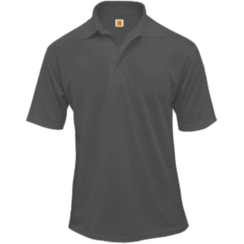 A+ Unisex Short Sleeve Polo in Steel
