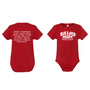 Ballard Rabbit Skins Infant Short Sleeve Baby Rib Bodysuit with Screen Printed Logo on Front