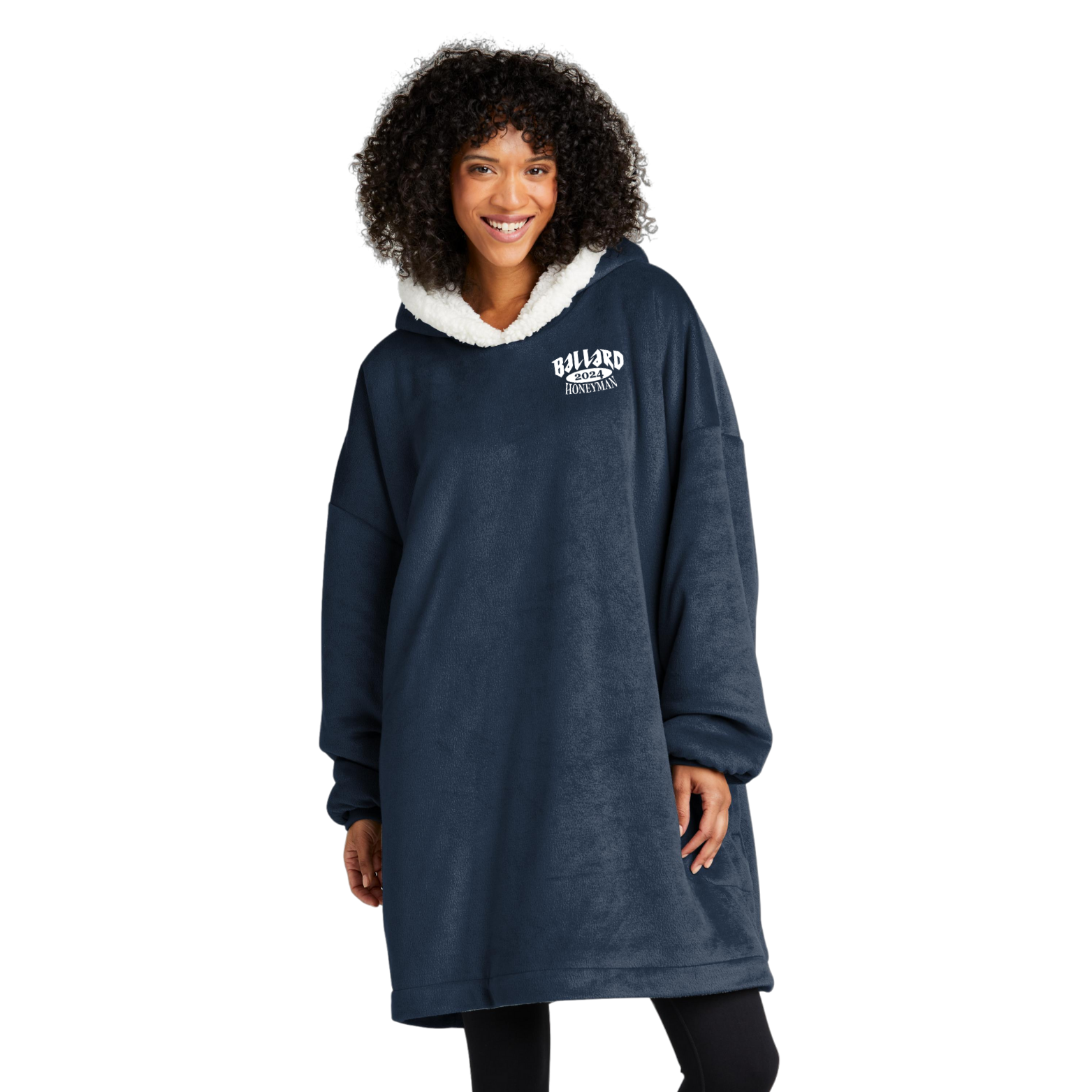 Ballard Port Authority Mountain Lodge Wearable Blanket with Embroidered Logo