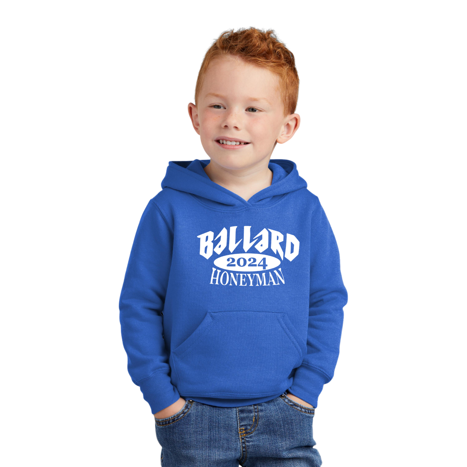 Ballard Port & Company Core Fleece Hoodie with Screen Printed Logo