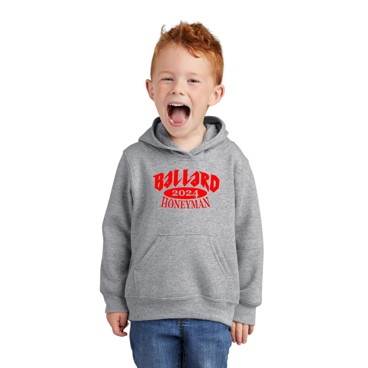 Ballard Port & Company Core Fleece Hoodie with Screen Printed Logo