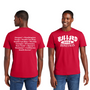 Ballard District Very Important Tee with Screen Printed Logo on Front and Back