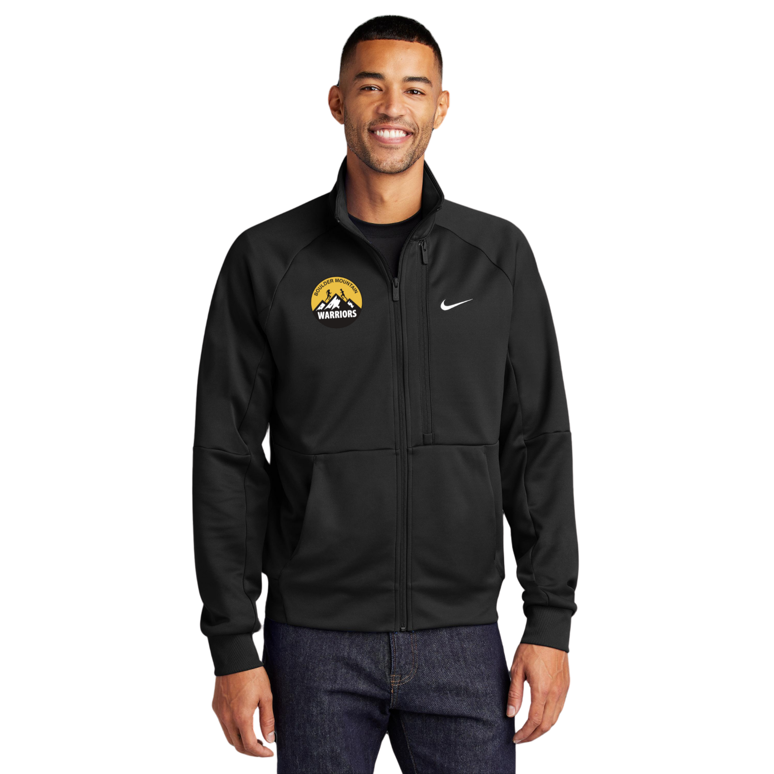 Boulder Mountain Warrior Sport-Tek Tricot Track Jacket with Logo