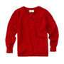 Classroom Unisex V-Neck Sweater in Red