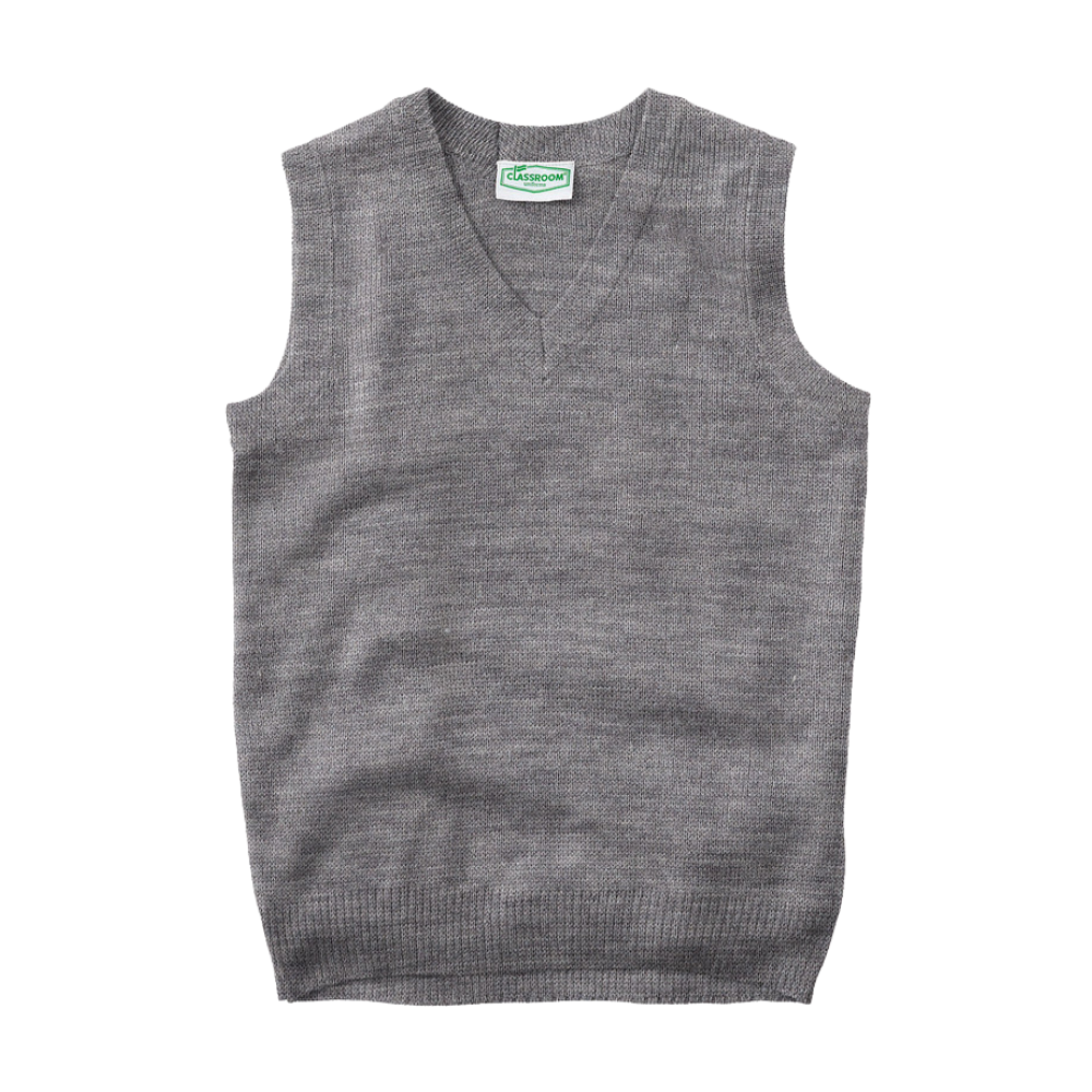 Classroom Unisex Sweater Vest in Heather Grey