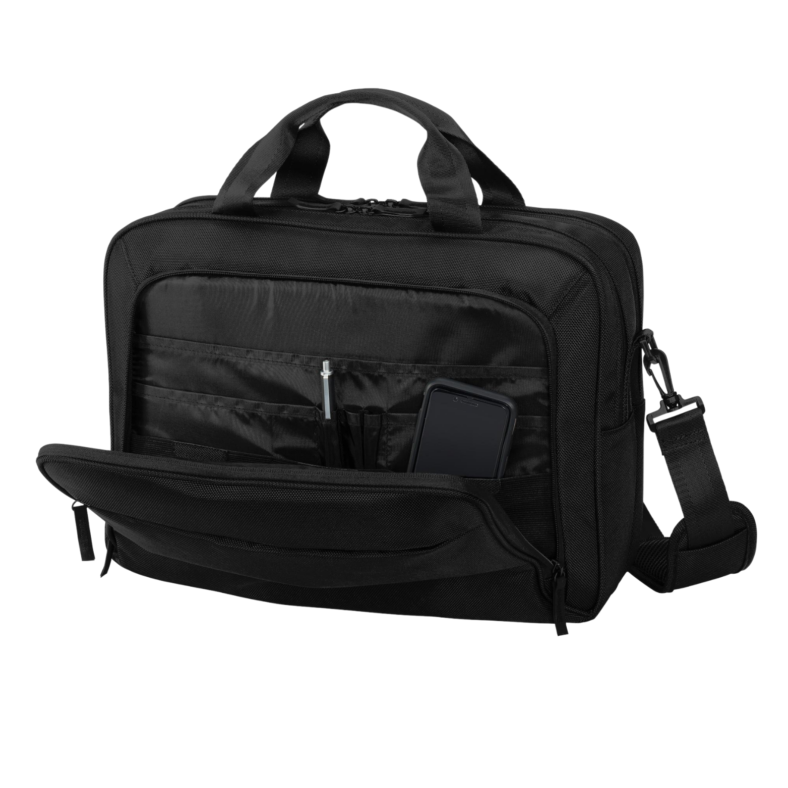 Green Diamond Port Authority Exec Briefcase with Embroidered Logo
