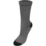 A+ Unisex Crew Sock 3 PK in Grey Heather
