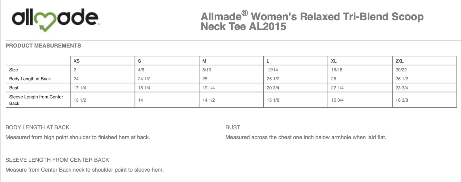 Women for Biden Allmade Women’s Relaxed Tri-Blend Scoop Neck Tee with Screen Printed Logo