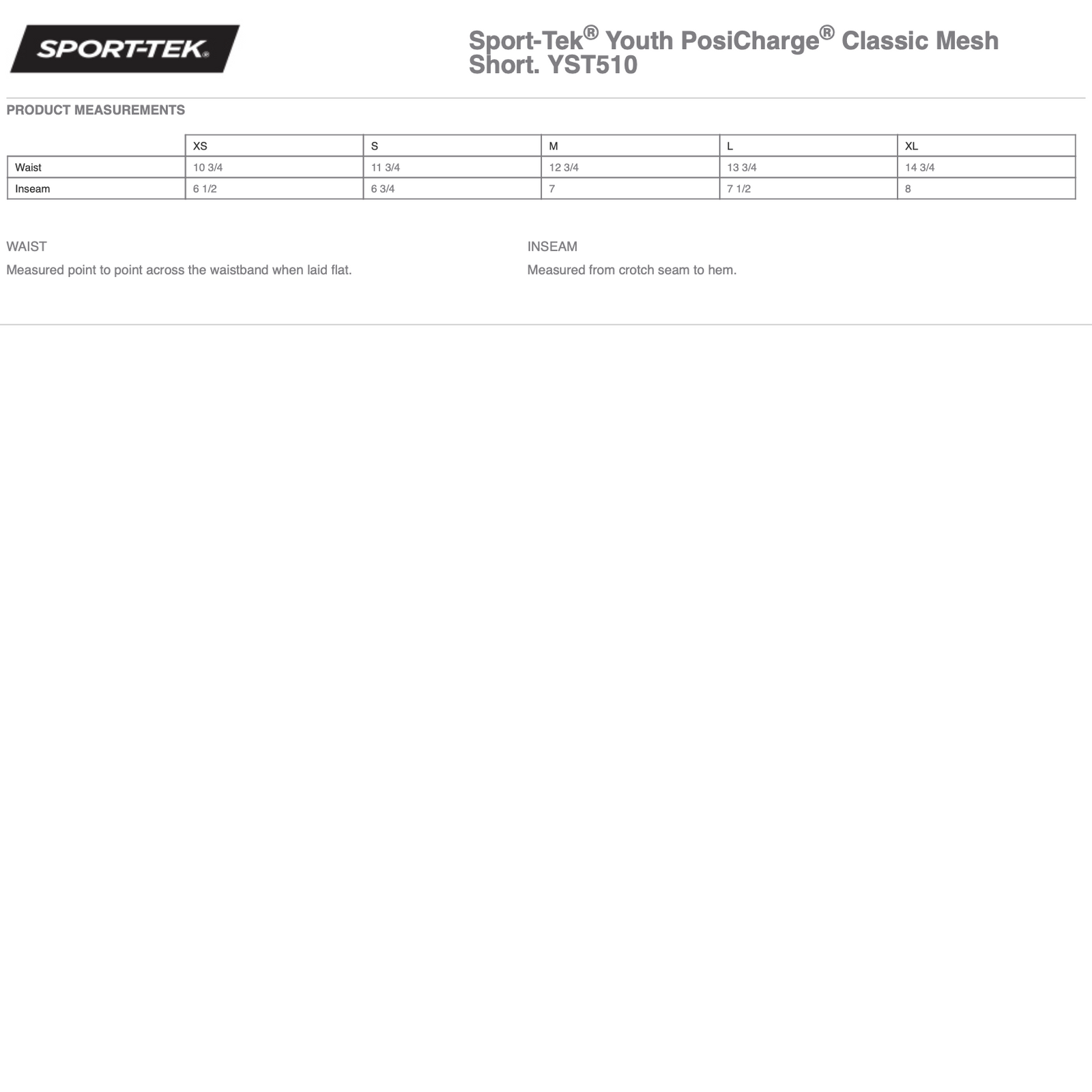 Ballard Sport-Tek PosiCharge Classic Mesh Short with Screen Printed Logo